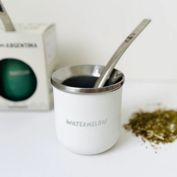 MATE TERMICO BLANCO - WATERMELON