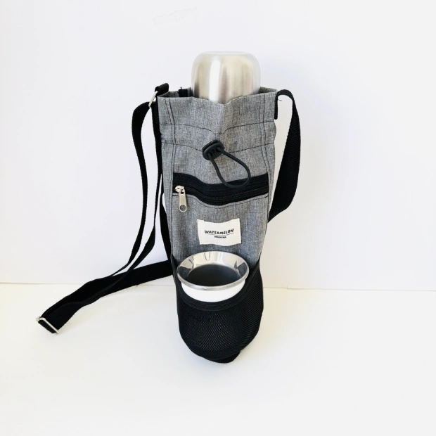 PORTA-TERMO GRIS MELANGE