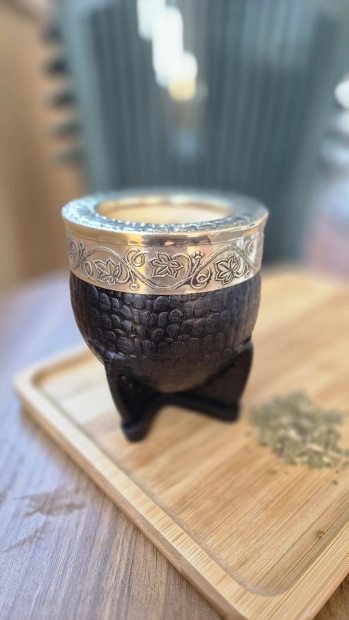 MATE IMPERIAL CROCO NEGRO 