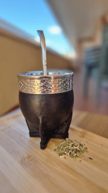 MATE IMPERIAL LISO NEGRO