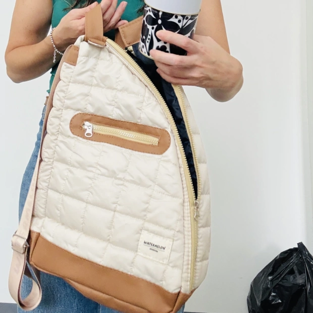 BOLSO MATERO PRISMA BEIGE