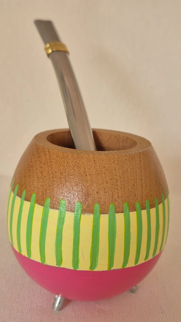 MATE BOLITA ARTESANAL & BOMBILLA