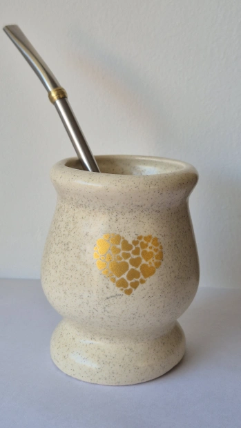 MATE CERÁMICA & BOMBILLA 